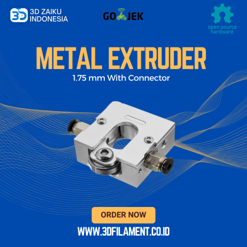 Reprap 3D Printer MK8 J Head All Metal Extruder 1.75 mm With Connector